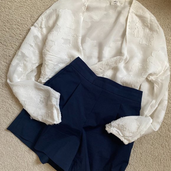 Aritzia Long Sleeve Wrap Top - Picture 2 of 8